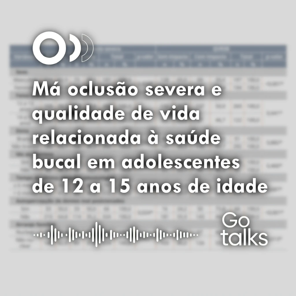 Má oclusão severa e qualidade de vida relacionada à saúde bucal em adolescentes de 12 a 15 anos de idade