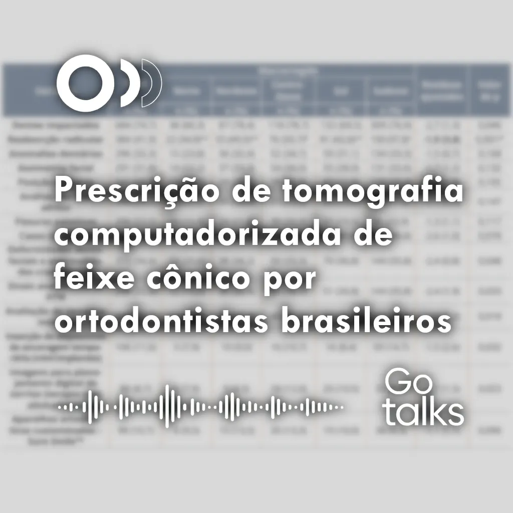 Prescrição de tomografia computadorizada de feixe cônico por ortodontistas brasileiros