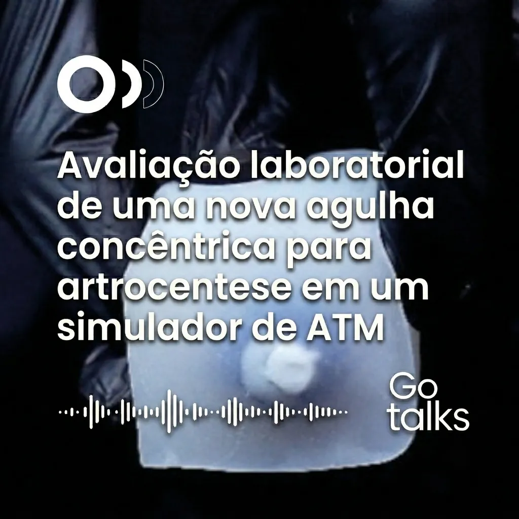 Avaliação laboratorial de uma nova agulha concêntrica para artrocentese em um simulador de ATM